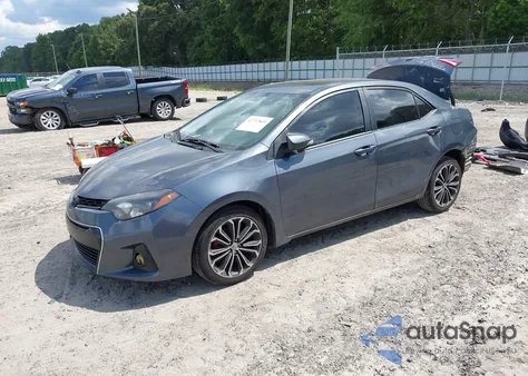 2014 Toyota Corolla S Plus z USA, uszkodzony, nr VIN 2T1BURHE1EC149032